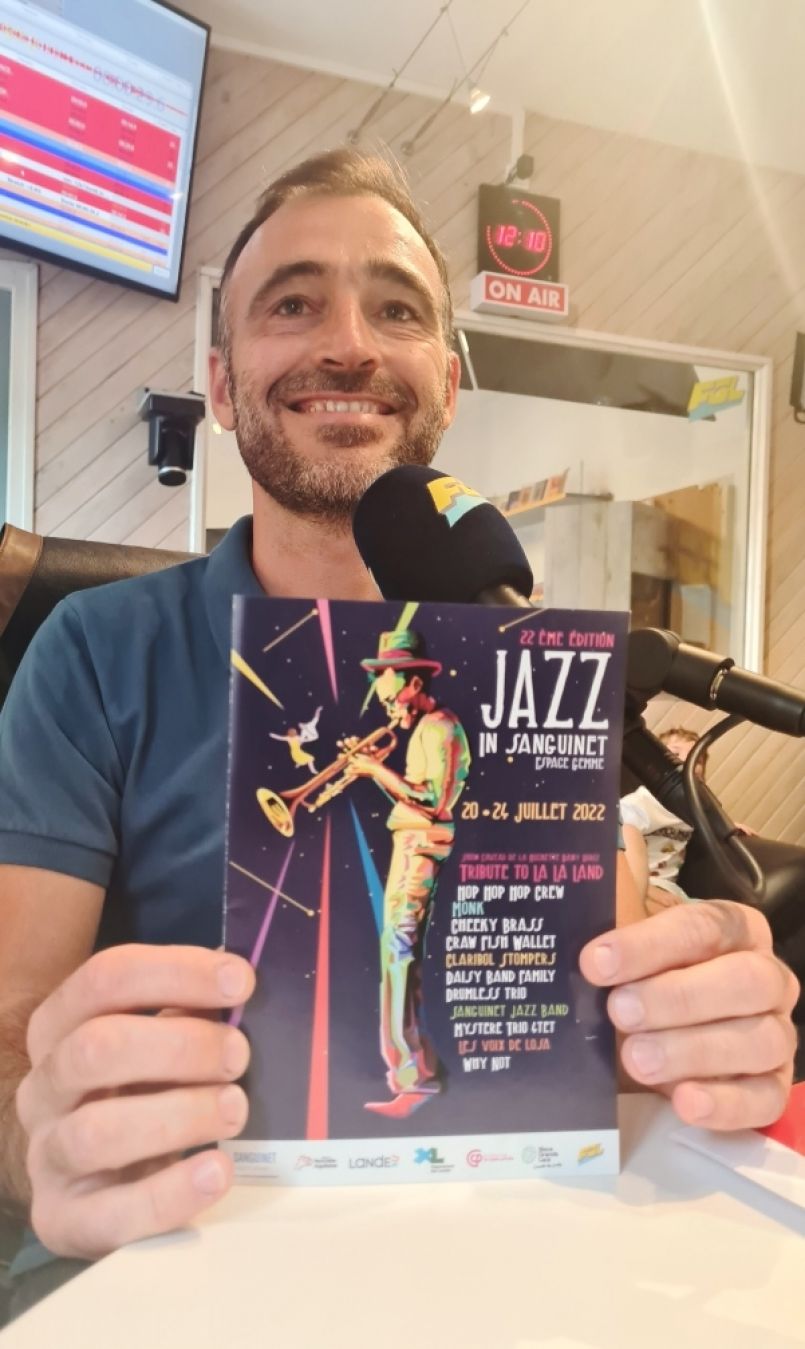 Jazz In Sanguinet :  focus sur cet événement festif avec Rémi Planton, directeur de l’Office Intercommunal Bisca Grands Lacs. Le Caveau de la Huchette, c'est ce soir...<br />
